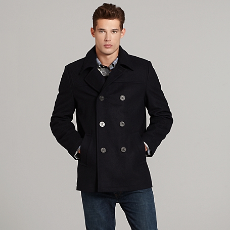 How Men Can Find The Best Fitting Pea, Pea Coat Shoulder Fitting