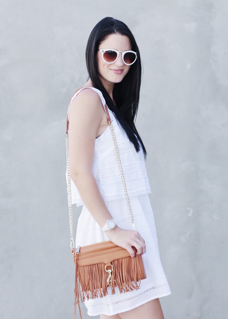 White Eyelet Dress | how to style a white dress | how to wear a white dress | white dress style ideas | summer fashion tips | summer outfit ideas | summer style tips | what to wear for summer | warm weather fashion | fashion for summer | style tips for summer | outfit ideas for summer || Dressed to Kill